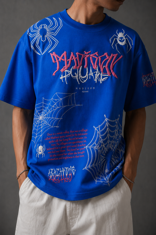 Web of Madison- Oversized Tee