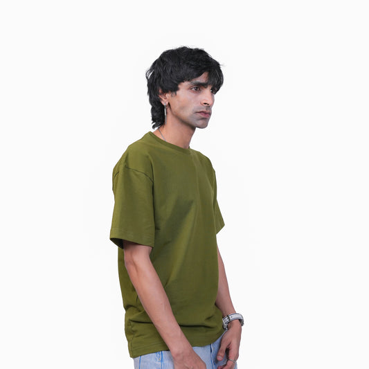 Olive Green Basic Oversized Tee TacT Lifestyle