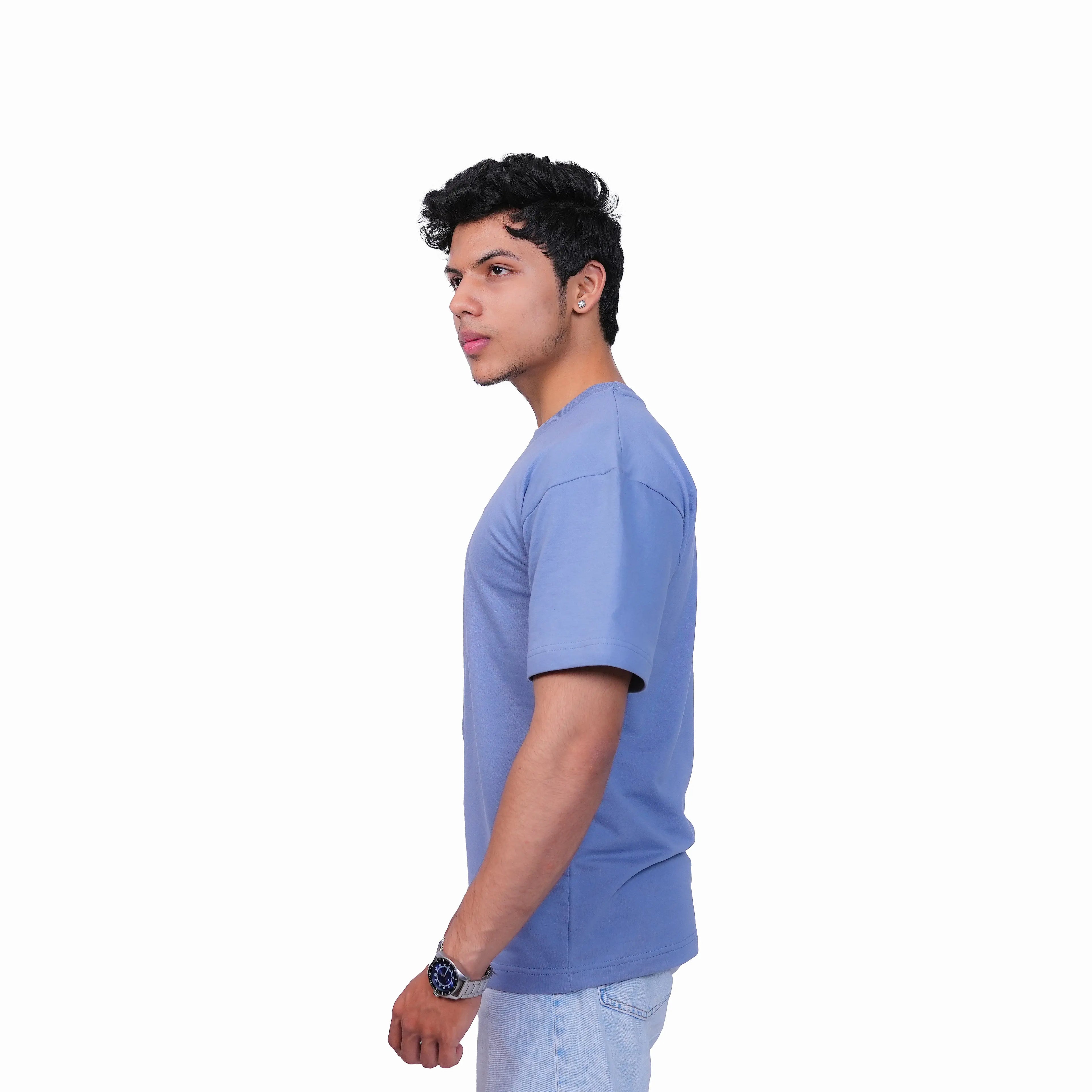 Cement Blue Basic Oversized Tee TacT Lifestyle