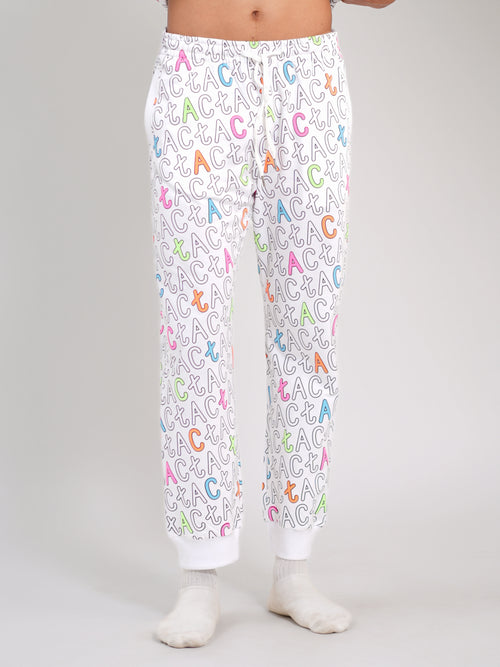 All-Over White Signature Jogger - Tactlifestyle 