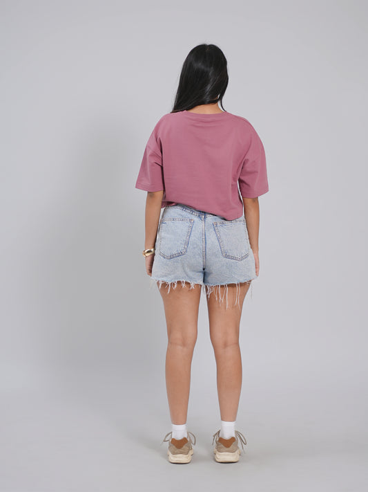 Embrace yourself Oversized Cropped Tee - Tactlifestyle 