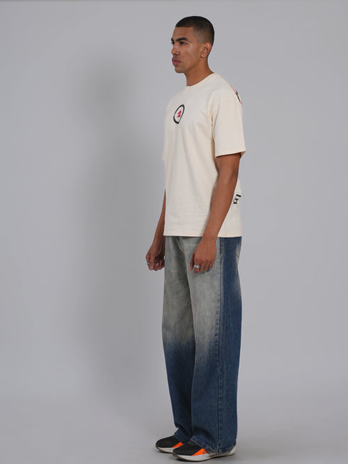 Ghost of Tsushima Oversized Tee (Cream) - Tactlifestyle 