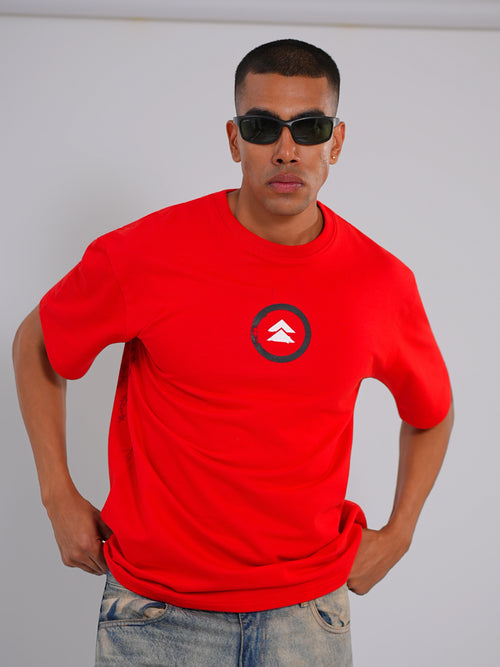 Ghost of Tsushima Oversized Tee (Red) - Tactlifestyle 