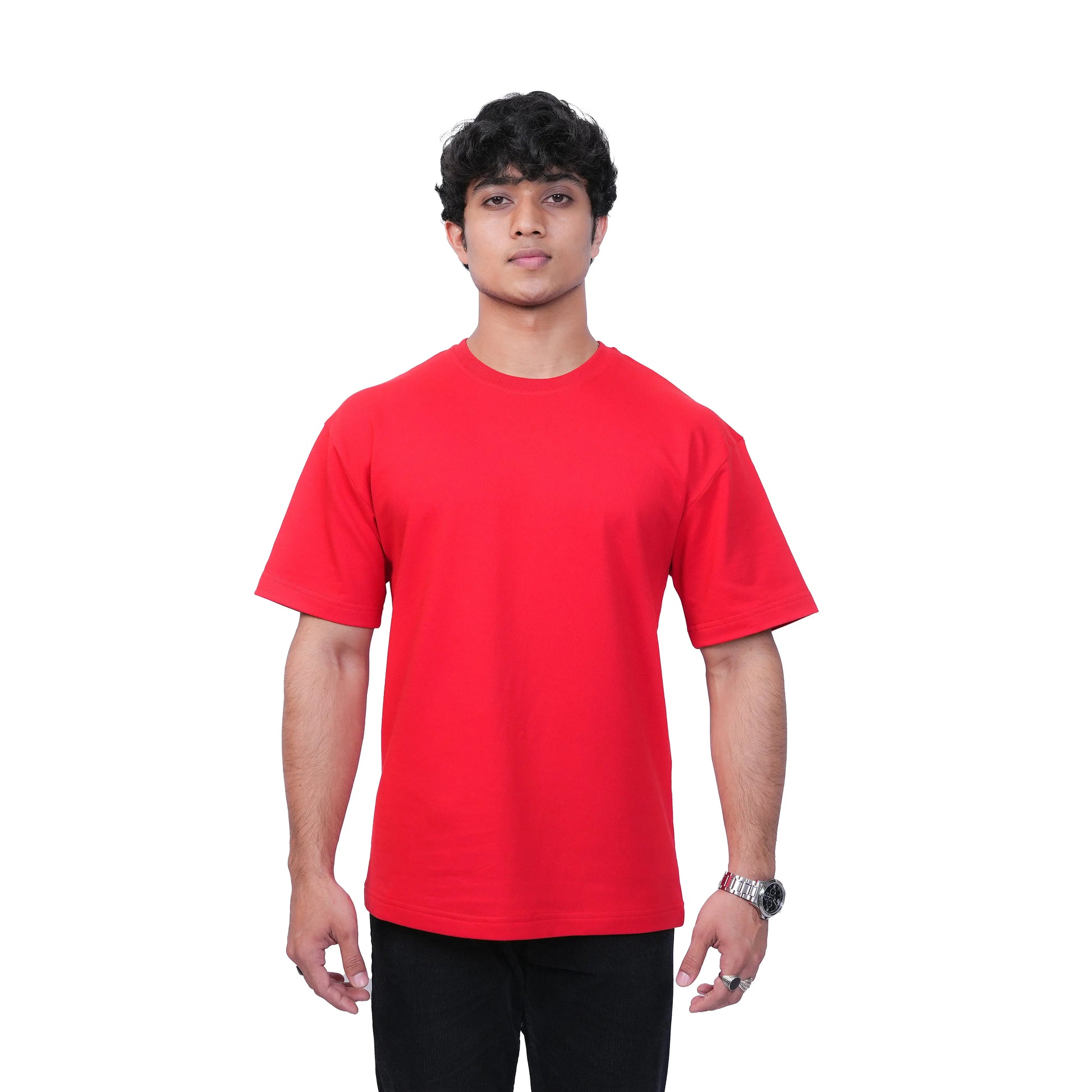 Hot Red Basic Oversized Tee TacT Lifestyle