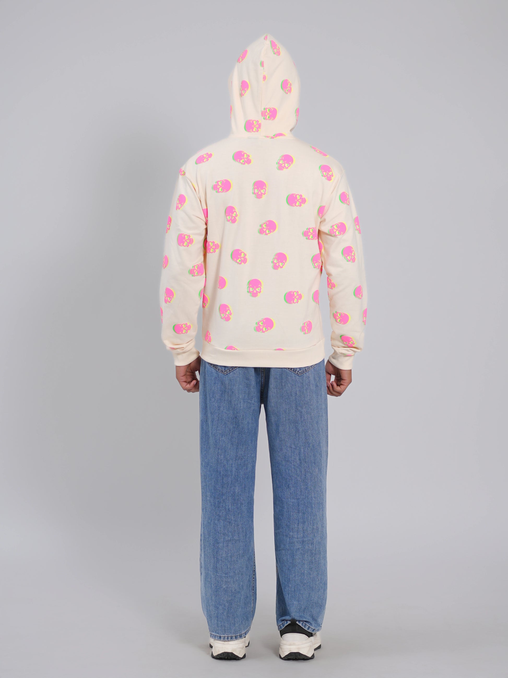 Neon Skull Illusion Hoodie - Tactlifestyle 