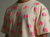 Neon Skull Illusion Puff Oversized Tee - Tactlifestyle 