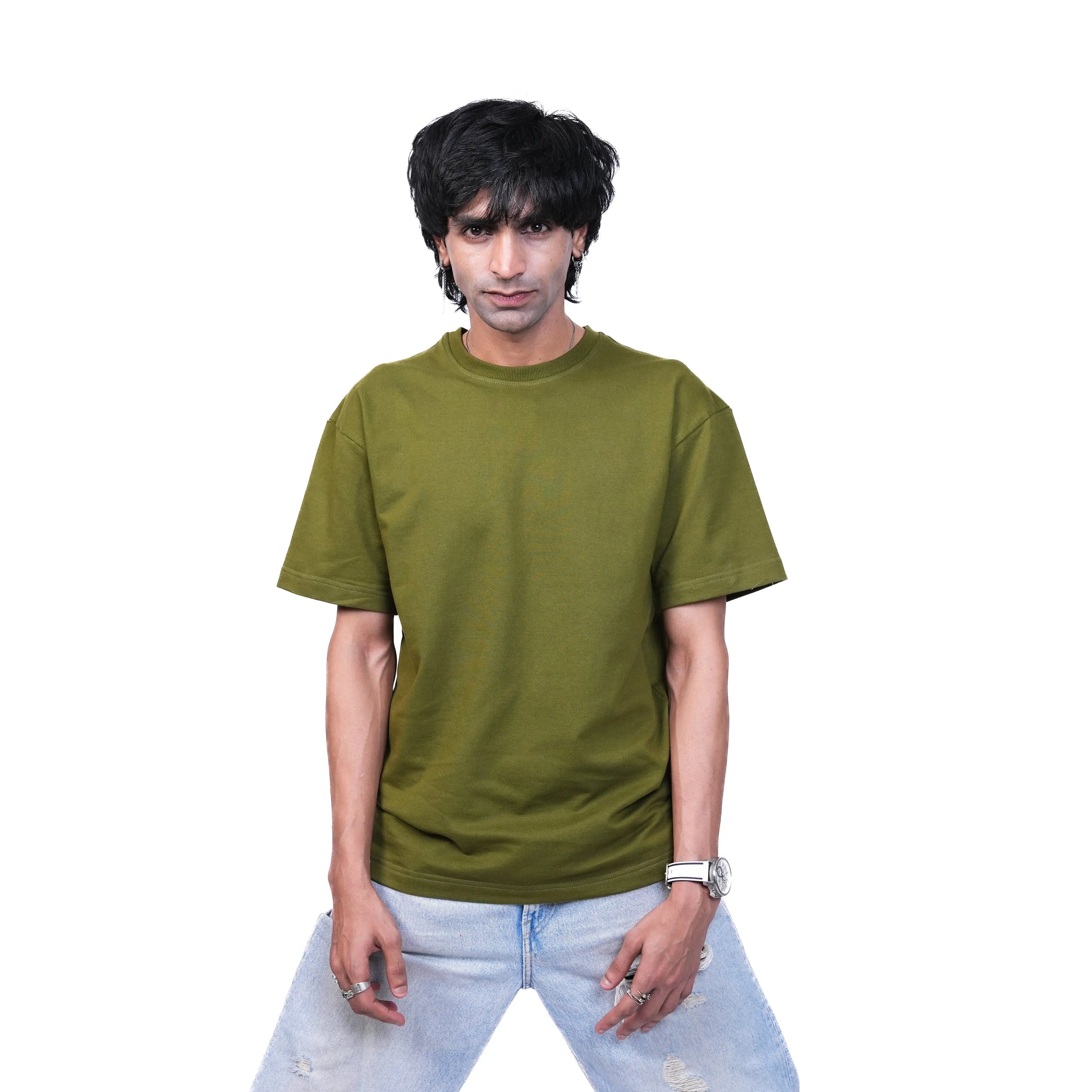 Olive Green Basic Oversized Tee TacT Lifestyle