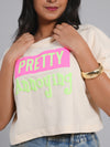 Pretty Annoying Oversized Cropped Tee - Tactlifestyle 