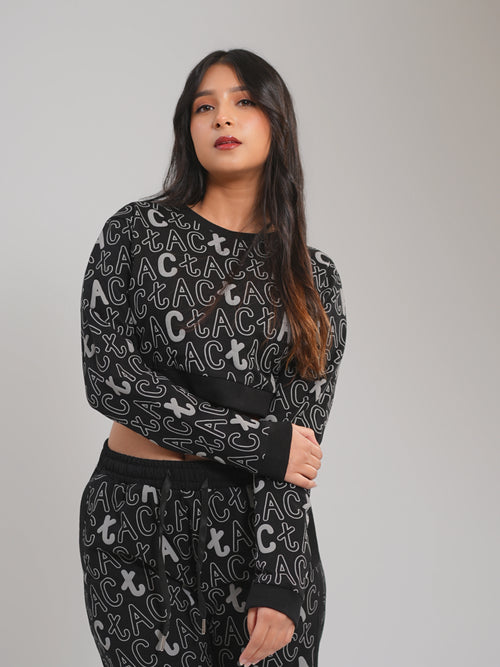 Signature Cropped Sweatshirt - Tactlifestyle 