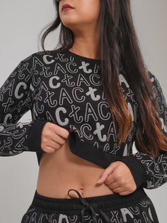 Signature Cropped Sweatshirt