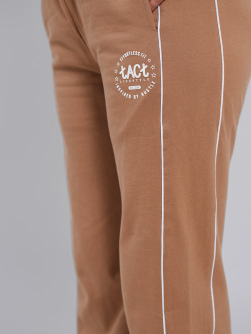 Straight Fit Joggers – Beige - Tactlifestyle 