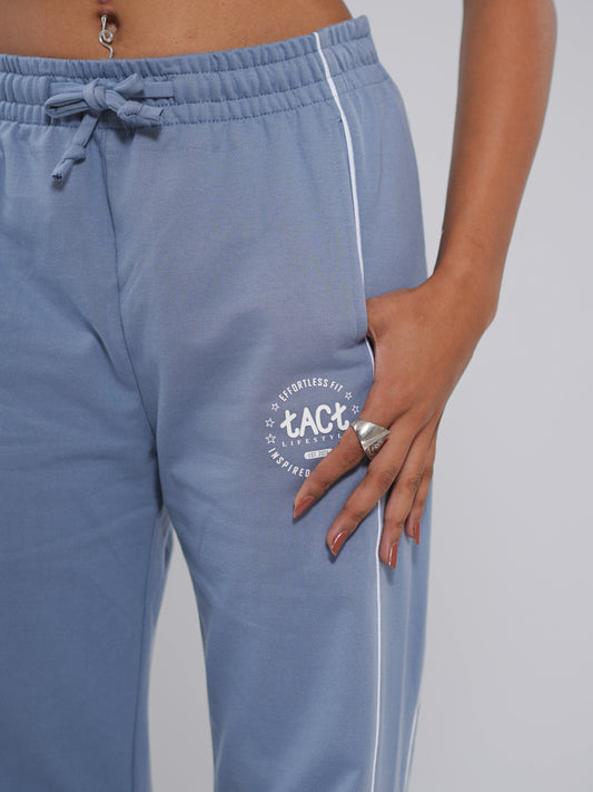 Straight Fit Joggers – Shadow Blue - Tactlifestyle 